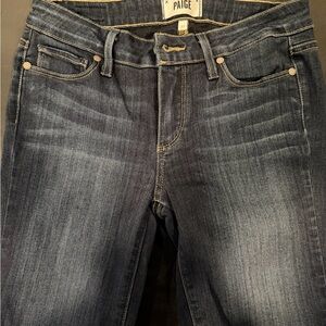 PAIGE Women's Deep Indigo Skinny Jeans